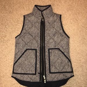 J Crew Herringbone Vest